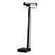 Column Scale with Height Rod Health O Meter® Balance Beam Display 500 lbs. / 200 kg Capacity Black / White Analog