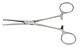 Hemostatic Forceps Vantage® Kocher 5-1/2 Inch Length Floor Grade Stainless Steel NonSterile Ratchet Lock Finger Ring Handle Straight Serrated Tips with 1 X 2 Teeth