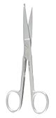 Bandage Scissors Miltex® Knowles 5-1/2 Inch Length Surgical Grade Stainless Steel NonSterile Finger Ring Handle Straight Blade Sharp Tip / Sharp Tip