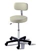 Air Lift Stool Ritter® 273 Value Series Backrest Air Lift, Pneumatic Height Adjustment, Single Lever 5 Casters Ultrafree Branch