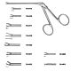 Ear Forceps Miltex® House 2-3/4 Inch Length OR Grade German Stainless Steel NonSterile Finger Ring Handle Angled Right 15° 0.6 mm x 1 mm Cups