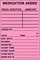 Pre-Printed Label Barkley® Anesthesia Label Red Paper Medication Added Black Medication Instruction 2 X 3 Inch