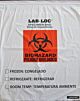 Specimen Transport Bag with Document Pouch Lab-Loc® 20 X 24 Inch Zip Closure Biohazard Symbol / Storage Instructions NonSterile