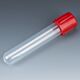 Test Tube Round Bottom Plain 12 X 75 mm 5 mL Red Screw Cap Polypropylene Tube