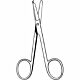 Stitch Scissors Merit Spencer-Littauer 4-3/4 Inch Length Office Grade Pakistan Stainless Steel NonSterile Finger Ring Handle Straight Blunt Tip / Blunt Tip