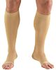 Compression Stocking Truform® Knee High X-Large Beige Open Toe