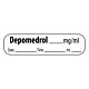 Drug Label MedVision® Anesthesia Label Depomedrol_mg/mL Date_Time_Int White 3/8 X 1-7/16 Inch