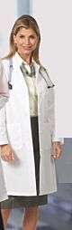 Lab Coat White Size 6 Knee Length Reusable