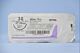 Absorbable Antibacterial Suture with Needle Coated Vicryl Plus Polyglactin 910 with Irgacare MP Antibacterial Suture CP-1 1/2 Circle Reverse Cutting Needle Size 3 - 0 Braided