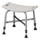 Bath Bench Nova Without Arms Aluminum Frame Without Backrest 20 Inch Seat Width 500 lbs. Weight Capacity