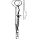 Chalazion Forceps Sklar® Francis 3-3/4 Inch Length OR Grade Stainless Steel NonSterile NonLocking Thumb Handle Straight Circular Paddle, Ring Tip