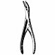 Bone Rongeur Sklar® Olivecrona Curved Hollow Tips Plier Type Handle 8 Inch Length