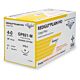 Absorbable Suture with Needle Reli® Plain Gut MFS-2 3/8 Circle Reverse Cutting Needle Size 4 - 0