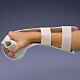 Spasticity Hand Splint Rolyan® Deluxe Preformed Polyflex II® Thermoplastic Left Hand White Medium