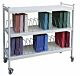 Binder/ Chart Rack Omnimed 2 Shelves Light Gray 30 Binder Charts 30 Slots