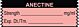 Drug Label UAL™ Anesthesia Label Tape Anectine Strength_mg/mL Exp Dt Tm_ Fluorescent Red 1/2 X 1-1/2 Inch