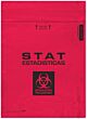 Specimen Transport Bag with Document Pouch Speci-Zip® 8 X 10 Inch Zip Closure STAT / Biohazard Symbol NonSterile