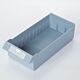 Storage Cassette Bin Light Blue Plastic 2-1/2 X 4-1/2 X 10 Inch