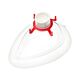 Anesthesia Mask Portex® Premium™ Elongated Style Adult Size 5 Hook Ring