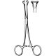 Grasping Forceps Surgi-OR Babcock 6-1/4 Inch Length Mid Grade Stainless Steel NonSterile Ratchet Lock Finger Ring Handle Straight Triangular Fenestrated Tips with Horizontal Serrations