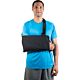 Shoulder Immobilizer Deluxe X-Small Cotton / Foam D-Ring / Hook and Loop Strap Closure Envelope Left or Right Shoulder