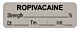 Drug Label UAL™ Anesthesia Label Ropivaxaine Strength_% Dt Tm Int_ Gray 1/2 X 1-1/2 Inch