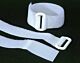 Securing Strap Alimed® D-Ring, 1 X 10 Inch, White, Hook and Loop