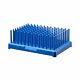 Peg Rack Test Tube Rack Nalgene™ 96 Place 13 mm Tube Size Blue 2-1/2 X 5 X 7 Inch