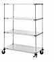 Solid Shelf Super Erecta® 4 Shelves 24 X 60 X 68 Inch