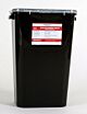 RCRA Waste Container Bemis™ Sentinel Black Base 15-7/8 H X 16-1/2 L X 11-13/16 W Inch 11 Gallon