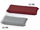 Table Pillow Firm 14 X 22 X 3 Inch Claret Reusable