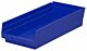 Shelf Bin Blue Industrial Grade Polymers 4 X 8-3/8 X 17-7/8 Inch