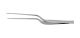 Tissue Forceps Konig 7-1/4 Inch Length OR Grade German Stainless Steel NonSterile NonLocking Bayonet Handle Straight Serrated Square Tip