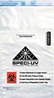 Specimen Transport Bag with Document Pouch Speci-Gard® Speci-UV 6 X 10 Inch Adhesive Closure Biohazard Symbol / Instructions for Use NonSterile