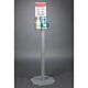 Respiratory Hygiene Station Poltex Floor Standing Clear 4-3/4 X 3.7 X 4-3/4 Inch PETG