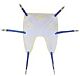 Single Patient Split Leg Sling Without Head Support Large 200 to 400 lbs. Weight Capacity