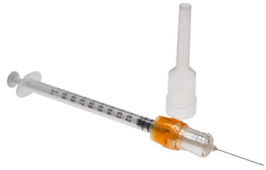 Syringe with Fixed Needle, 1mL, 25g x 1