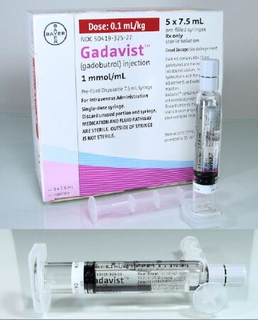 Gadavist™ Gadobutrol 1 mmol / mL Injection Prefilled Syringe 7.5 mL