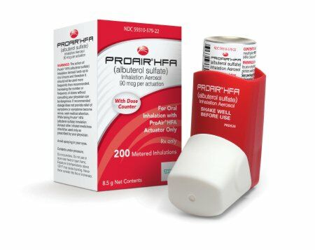 ProAir® HFA Albuterol Sulfate 90 Mcg Aerosol Metered Dose Inhaler 200 Doses